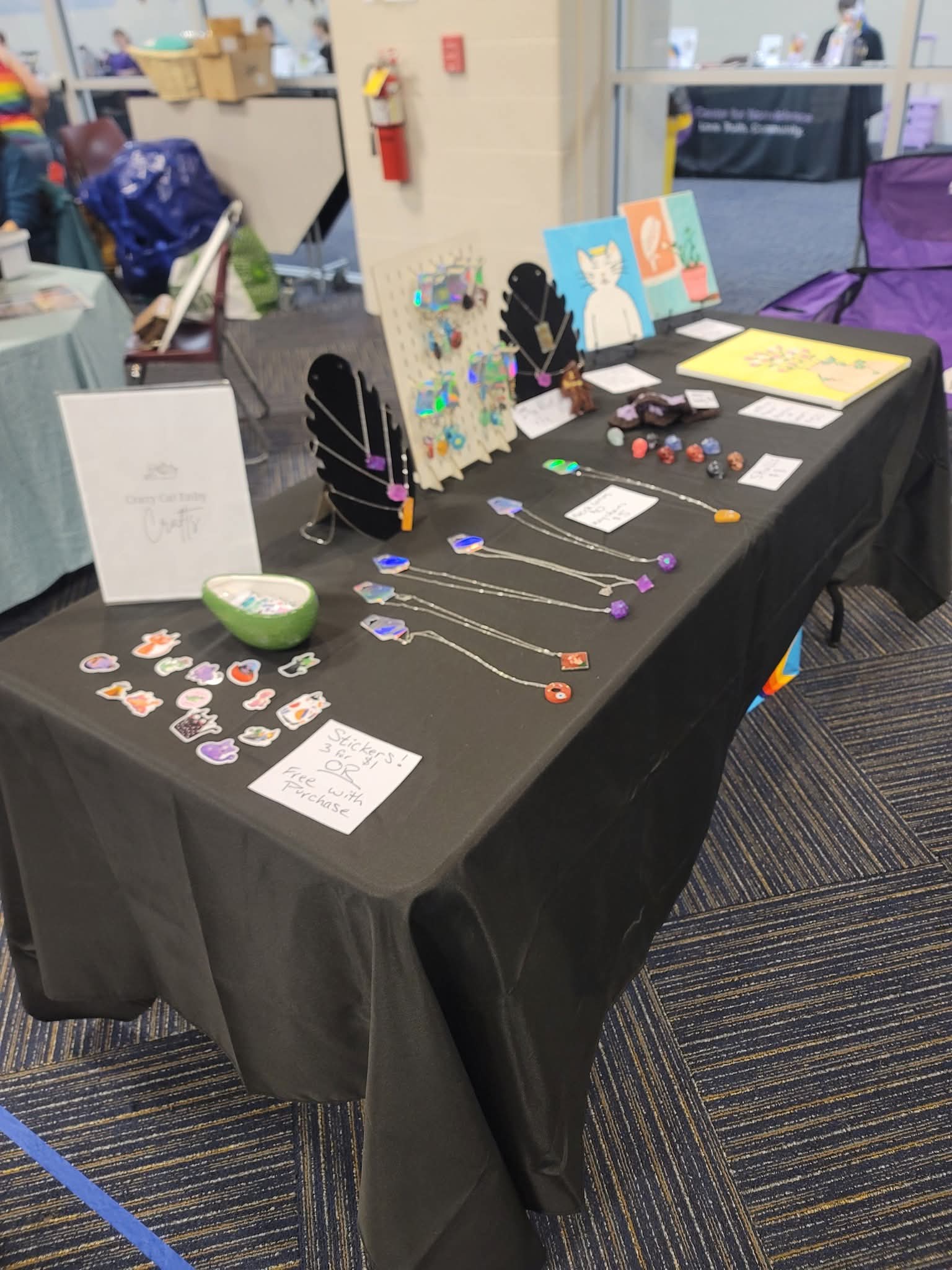 Crazy Cat Enby Crafts sample