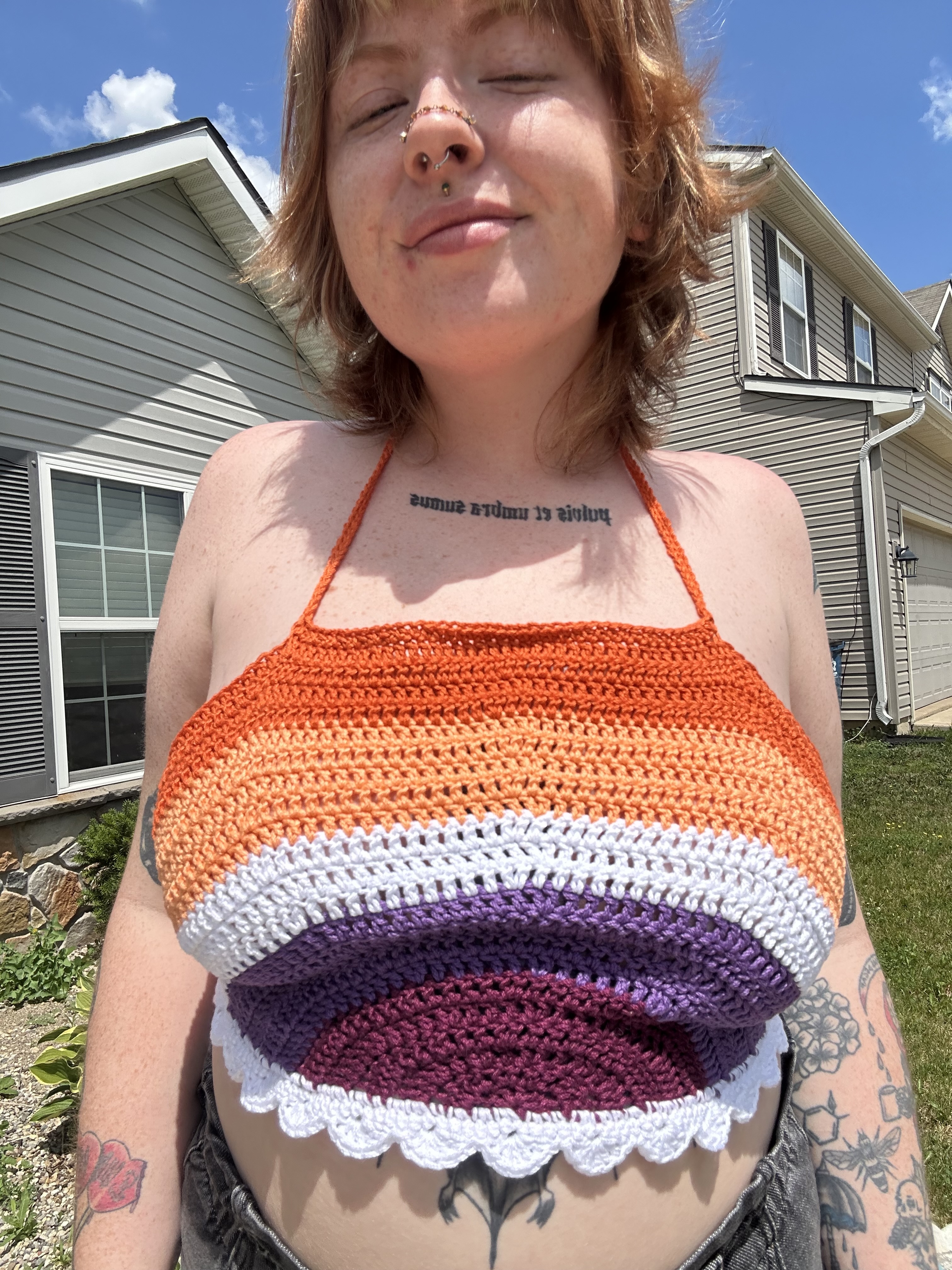 Faerlycrochet and StainedSolution sample