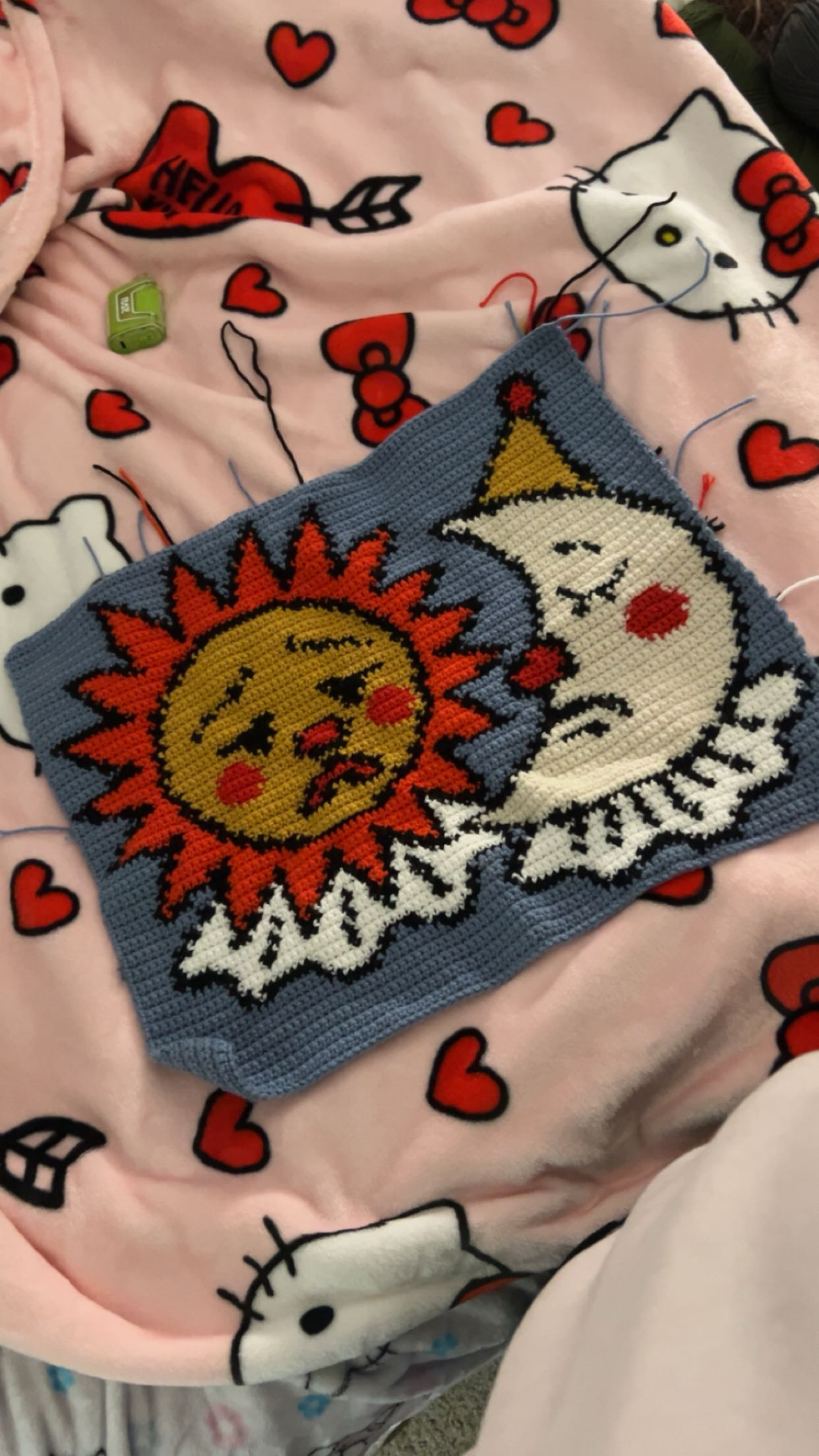 Faerlycrochet and StainedSolution sample