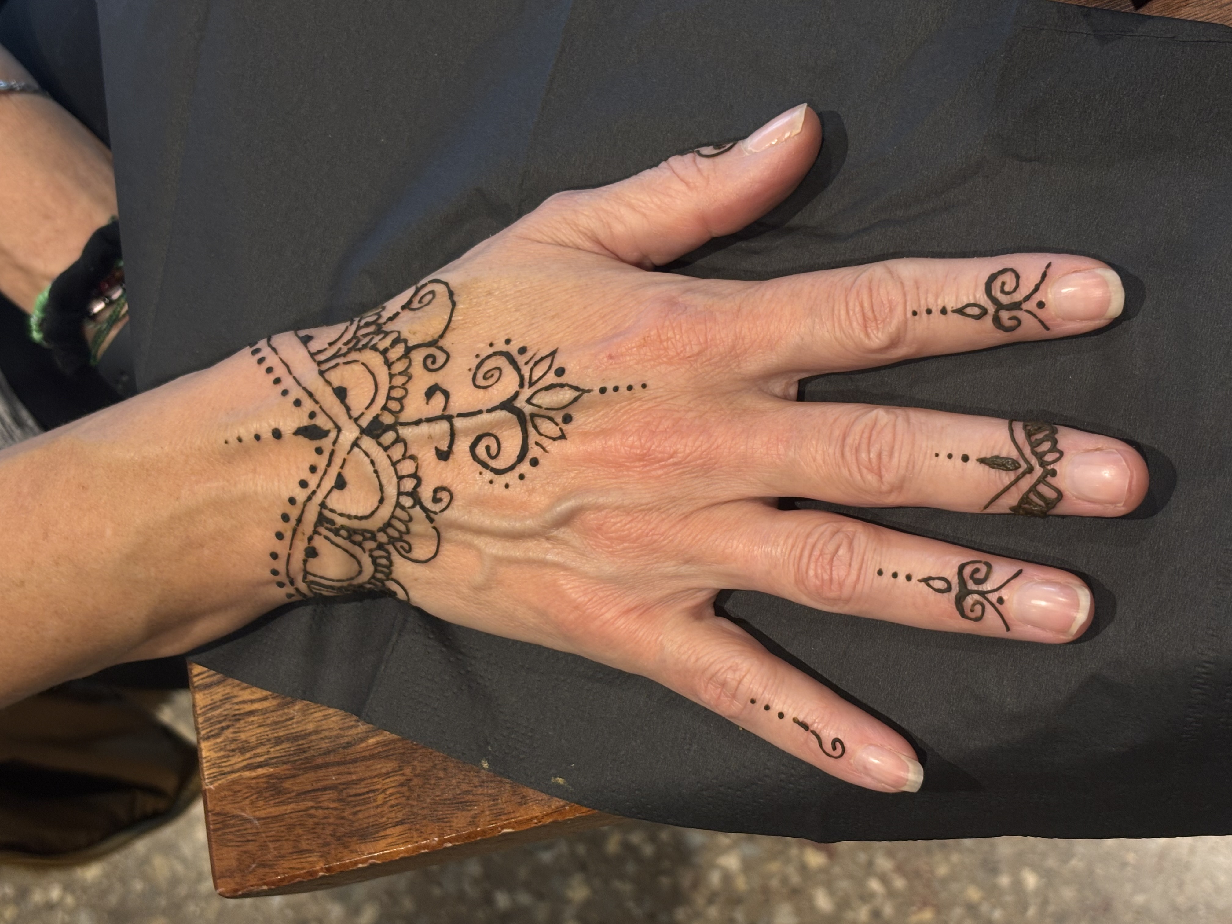 Mystic Sky Henna sample