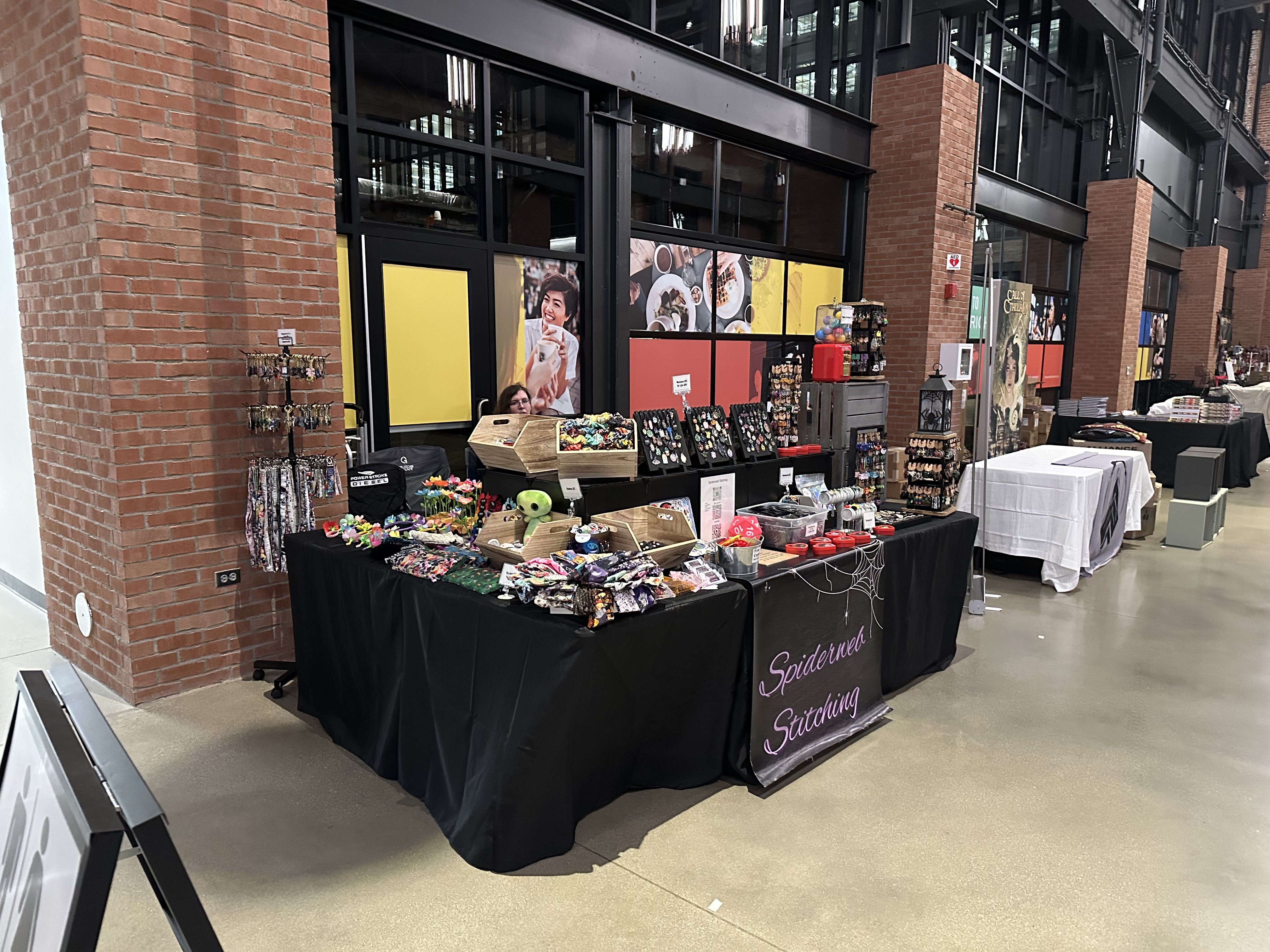 Spiderweb Stitch sample